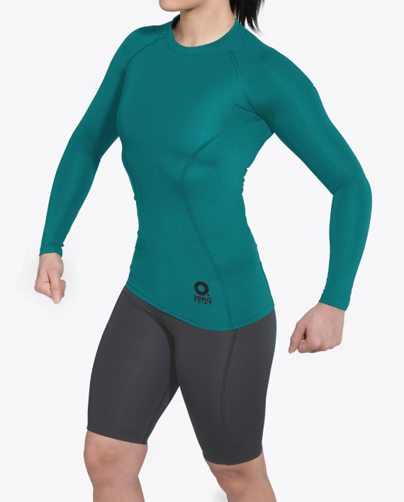 women-longsleeve-top-turquoise